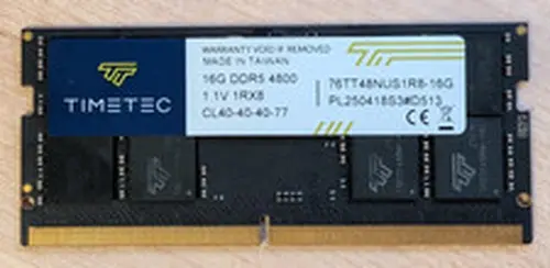 Timetec Premium Memory 16GB DDR5-4800 SO-DIMM 262-Pin Laptop RAM 1x16GB