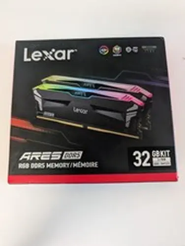 Lexar ARES RGB 32GB 2x16GB DDR5 6000 CL30 XMP EXPO Desktop RAM