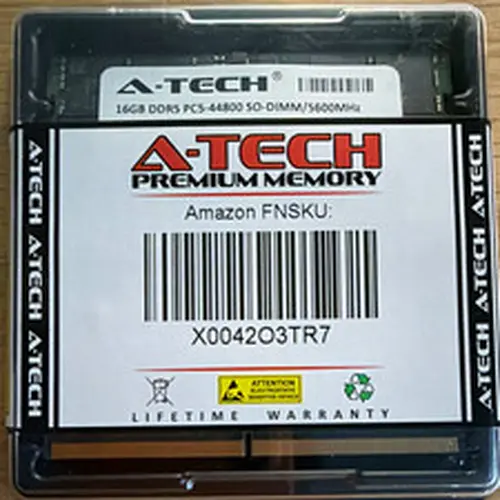 A-Tech Premium Memory 32GB (2x16GB) DDR5-5600 PC5-44800 SO-DIMM 262-Pin