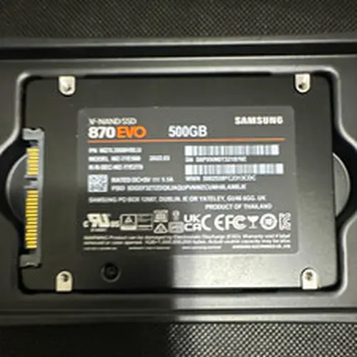 Samsung 870 EVO 500GB 2.5in SATA III Internal SSD V-NAND MZ-77E500B/EU