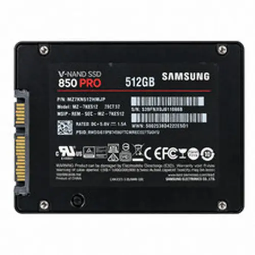 Samsung 850 PRO 512GB 2.5" Sata SSD Drive MZ-7KE512 MZ7KE512 Health Above 90