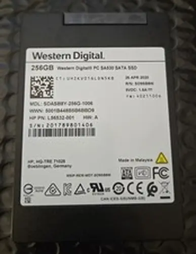 Western Digital SA530 256GB 2.5" SSD SDASB8Y-256G-1006