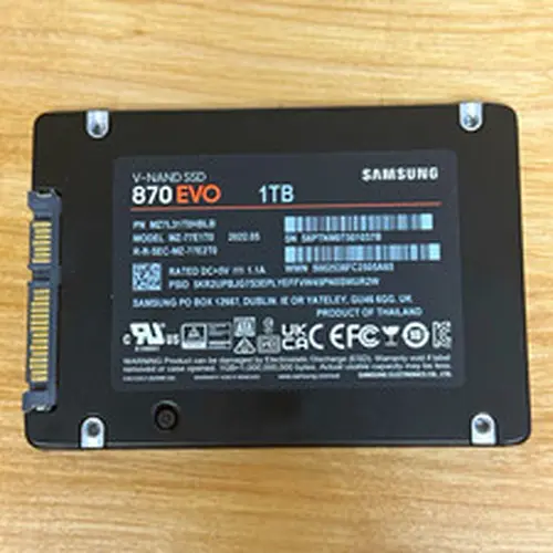 Samsung 870 EVO 1TB 2.5” SATA III Internal SSD V-NAND – MZ-77E1T0