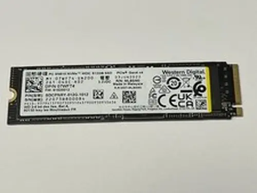 Western Digital 512GB PC SN810 NVMe m.2 SSD Solid State Drive SDCPNRY-512G-1012