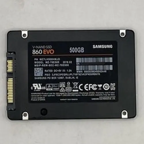 Samsung 860 EVO 500GB 2.5" SATA III SSD MZ-76E500 V-NAND 96% Good Health