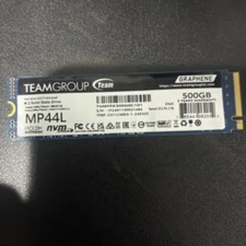TEAMGROUP MP44L 500GB M.2 2280 NVMe PCIe 4.0 SSD 5000MB/s Graphene 99% HEALTH