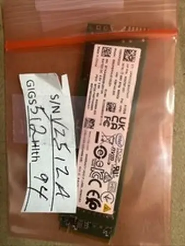 SSD Intel 660p 512GB M.2 NVME SSD SSDPEKNU512GZH M20797-001 - 94% Health