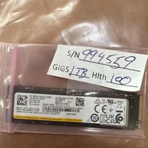1TB PCIe Gen4 x4 NVMe M.2 2280 SSD Samsung PM9A1 MZ-VL21T0A 100% Health