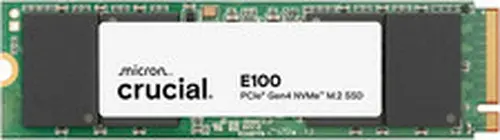 Crucial E100 480GB NVMe M.2 PCIe Gen4 SSD | Up to 4700MB/s | Laptop & Desktop