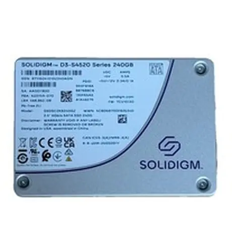 Solidigm D3-S4520 Series 240 GB SSDSC2KB240GZ 2.5” 6Gb/s Sata Solid State Drive