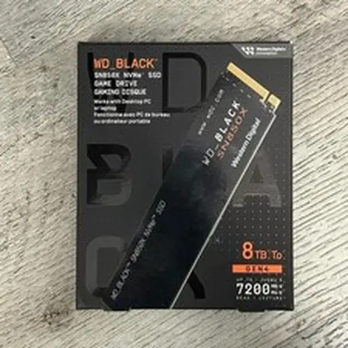 Western Digital WD_BLACK SN850X 8TB NVMe PCIe Gen4 M.2 2280 Gaming SSD - New