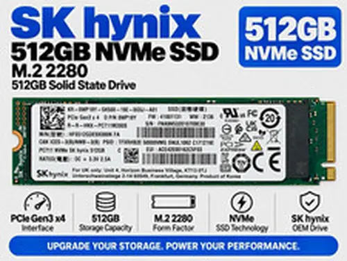SK hynix PC711 512GB NVMe PCIe Gen3 x4 M.2 2280 Internal SSD OEM