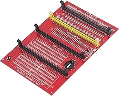 4-in-1 DDR3/DDR4/DDR5UDMM/DDR5RDIMM Memory Diagnostic Tester Card Universal RAM Module & Motherboard Slot Analyzer Kit for Desktop, Laptop, and Server Computer Maintenance Repair