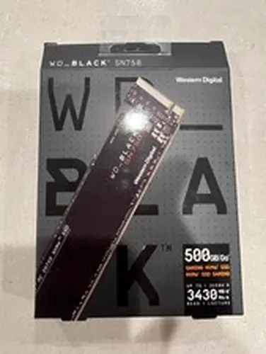 WD Black SN750 500GB NVMe SSD M.2 2280 PCIe Gen3 Gaming Internal Drive