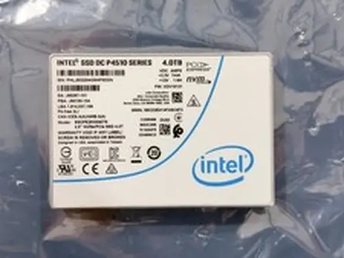 Intel DC P4510 4TB U.2 NVMe SSD SSDPE2KX040T8 2.5" PCIe 3.1 - 90%+ Health