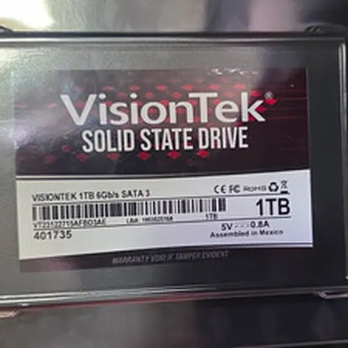 VisionTek 1TB Internal SSD SATA III 6Gb/s Black for PC & Mac