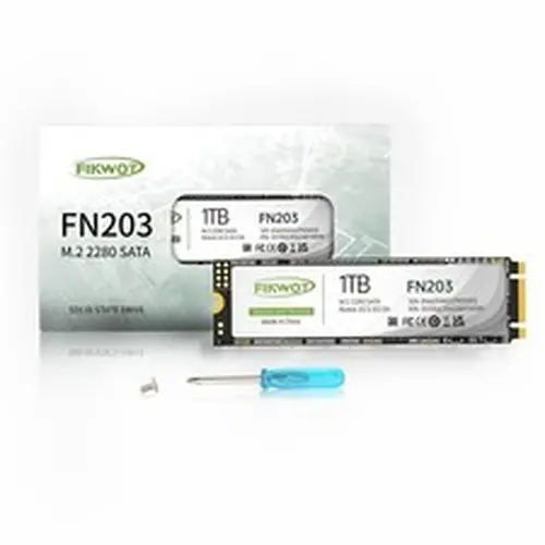Fikwot M.2 SATA SSD 1TB B+M Key TLC Internal Solid State Drive NGFF 6Gbs 550MB/s