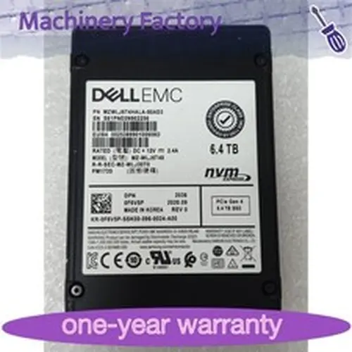 Samsung PM1735 6.4TB DELL SSD U.2 PCIe NVME Gen 4 MZ-WLJ6T40 MZWLJ6T4HALA-00AD3