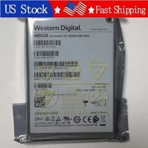 New Western Digital SS530 WUSTR1548ASS204 480GB 2.5" SAS 12Gb/s SSD 0B30320