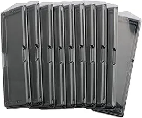 10Pcs DDR Memory RAM Module Case Plastic Box Packaging Container Clamshell Antistatic Tray for DDR2, DDR3 and DDR4 Long DIMM Desktop Memory RAM Module