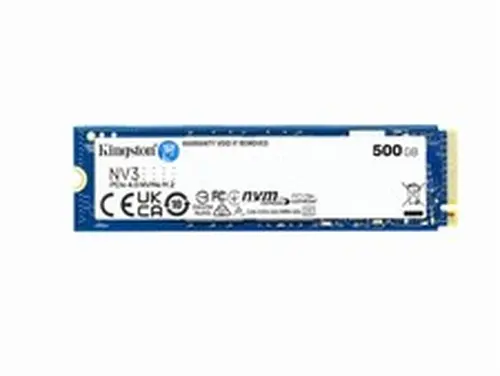 Kingston NV3 500GB M.2 2280 PCIe 4.0 x4 NVMe Internal Solid State Drive SSD, Up
