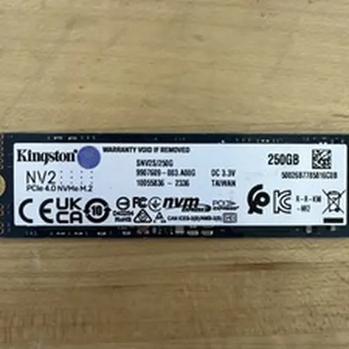 Kingston NV2 250GB M.2 2280 NVMe PCIe 4.0 SSD SNV2S/250G