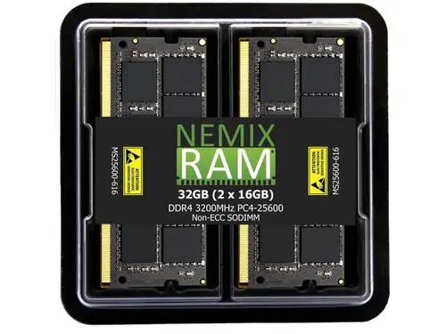 NEMIX RAM 32GB (2X16GB) DDR4 3200MHZ PC4-25600 1Rx6 1.2V CL22 260-PIN Non-ECC Unbuffered SODIMM Laptop PC Memory KIT Compatible with ASUS Laptop PC...