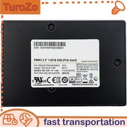 Samsung 1.92TB SSD PM983 U.2 MZQLB7T7HAJR-00007 2.5" Nvme Gen3.0 x4 MZQLB1T90