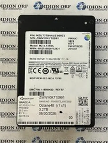 SAMSUNG 3.2TB 2.5" SAS SSD MZ-ILT3T8A EMC3200 512Block, Grade A, SKU 25181
