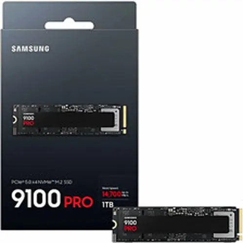 Samsung SSD 9100 PRO 1TB, PCIe 5.0x4 M.2 2280, Up to 14,700MB/s