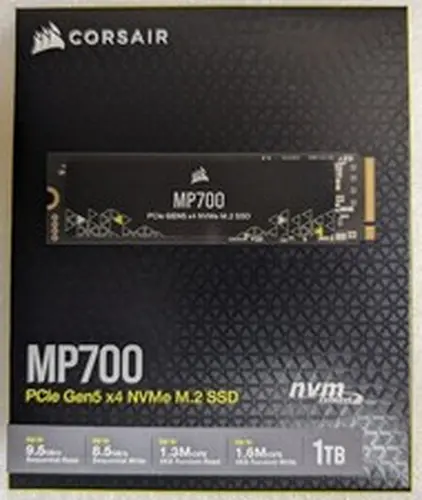 CORSAIR 1TB MP700 Gen5 NVME M.2 2280 PCIe 5 CSSD-F1000GBMP700R2/RF2