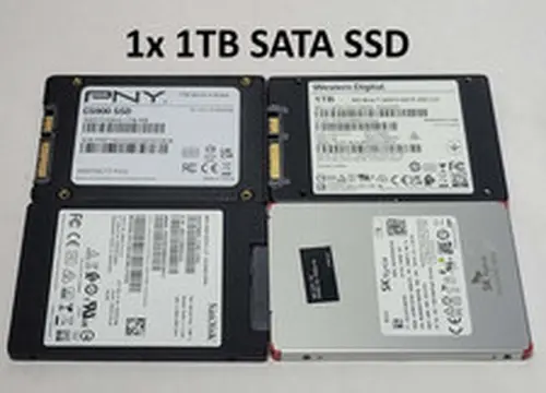 Mixed Brands 1TB 2.5" SATA SSD 1TB SOLID STATE DRIVE QUANTITY OF 1