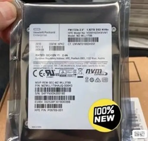Samsung PM1723b 1.92TB HPE SSD U.2 NVME MZ-WLL1T9B MZWLL1T9HAJQ-000H3