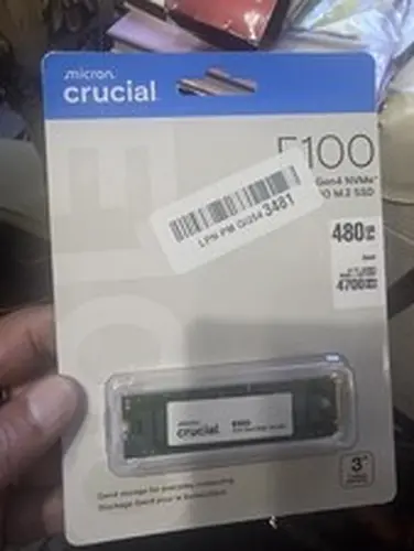 Crucial E100 480GB Gen4 NVMe PCIe M.2 Internal SSD 4700MB/s Read