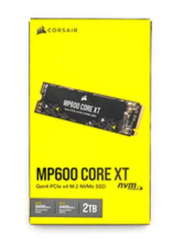 Corsair 2TB MP600 CORE XT PCIe Gen4 x4 NVMe M.2 2280 SSD - CSSD-F2000GBMP600CXT