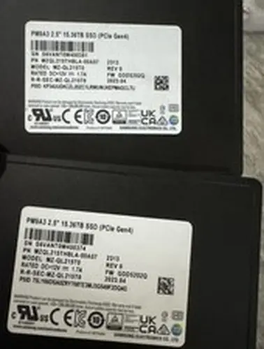 Samsung PM9A3 15.36TB 2.5in NVMe PCIe Gen4 Internal SSD MZ-QL215T0 100% HEALTH