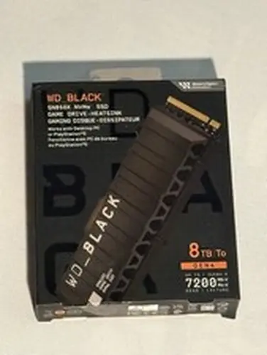 WD_BLACK SN850X 8TB NVMe SSD w/Heatsink M.2 PCIe Gen4 WDS800T2XHE *NEW* Sealed!