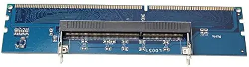 Mustpoint DDR3 204Pin to 240Pin Lod DDR3 Laptop SO DIMM to Desktop DIMM Memory RAM Adapter Blue