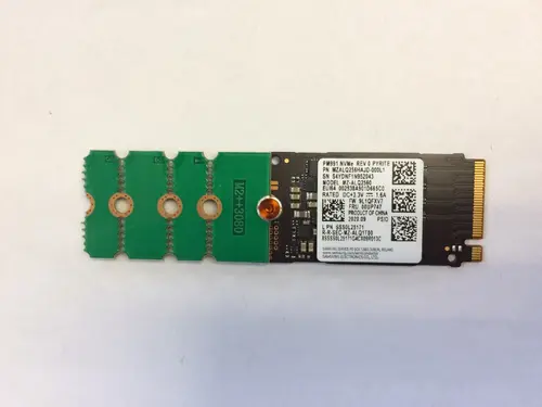 Lot of 5: M.2 NVMe SSD 2280 Single Notch 128GB 256GB 512GB 2230/2242 w adapter