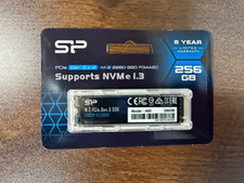 Silicon Power 256GB - NVMe M.2 SSD - 2280
