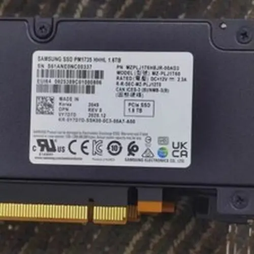 Samsung PM1735 1.6TB SSD HHHL PCIE 4.0 NVME Solid State Drive MZPLJ1T6HBJR-00AD3
