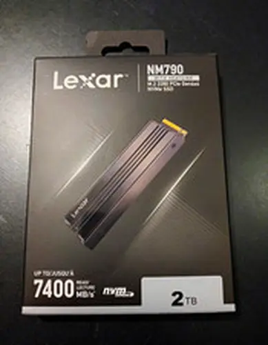 Lexar NM790 2TB M.2 2280 NVMe PCIe Gen4x4 Internal SSD Heatsink 7400MB/s