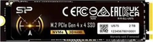 Silicon Power 2TB US75 NVME PCIe Gen4 M.2 2280 SSD