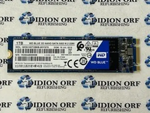 WDC 1TB M.2 SATA 2280 SSD WDS100T2B0B-00YS70, Grade A+, SKU 26641