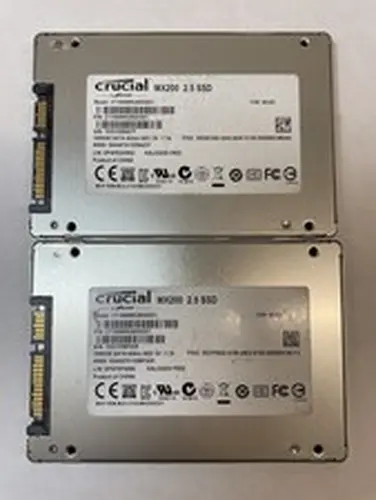 Lot of 2 Crucial MX200 1TB 2.5" SATA III Internal SSD CT1000MX200SSD1