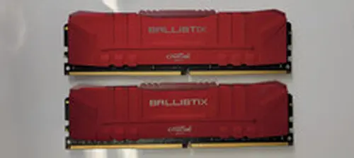 CRUCIAL BALLISTIX 32GB (2X16GB) DDR4 3000MHz BL16G30C15U4R.16FE MEMORY
