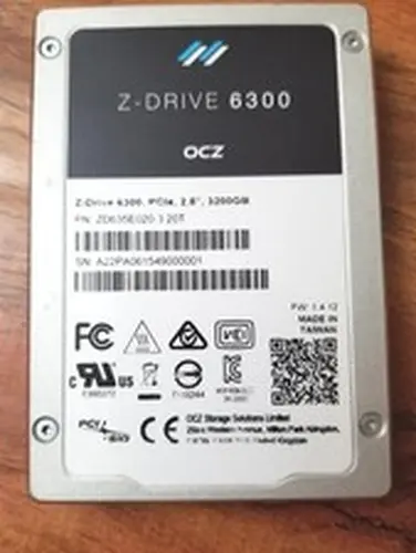 Toshiba 3.2TB OCZ Z-Drive 6300 MLC NVMe PCIe 3.0 x4 U.2 SSD ZD635E020-3.20T 94%