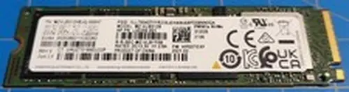 Samsung MZVLB512HBJQ-000H7 512GB NVMe SSD M.2 2280 PCIe 3.0 x4 SN Last 5: 27467