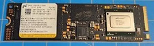 Micron MTFDKBA1T0TFH-1BC1AABHB 1TB NVMe SSD M.2 2280 SN Last 5: H225O