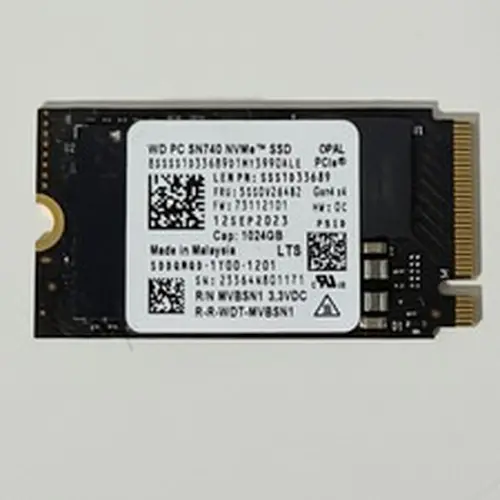 WD SN740 1TB NVMe M.2 2242 PCIe Gen4x4 SSD SSS1D33689 OEM OPAL